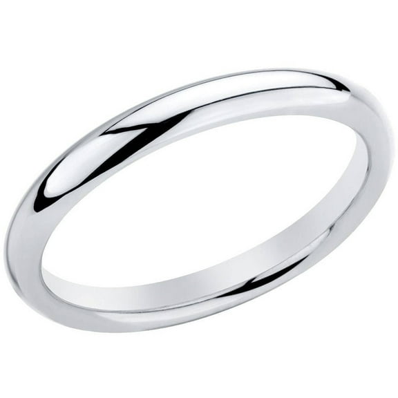 PORI JEWELERS 925 Sterling Silver Comfort Fit Wedding Ring for Men & Women, Tarnish Resistant