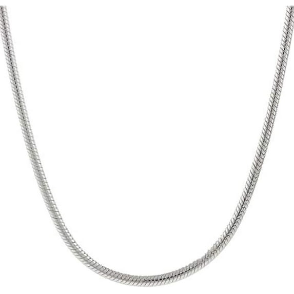 PORI JEWELERS 925 Sterling Silver Italian Magic Snake - Chain Necklace - 16"-30"