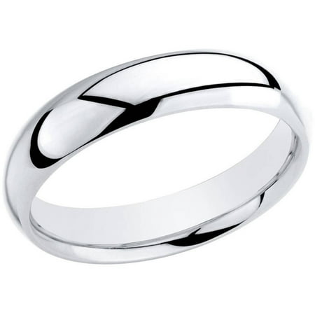 PORI JEWELERS 925 Sterling Silver Men's & Women's Wedding Ring – Tarnish Resistant, High Polish