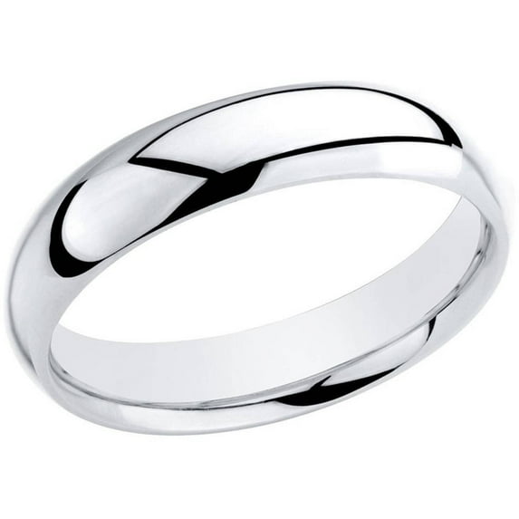 PORI JEWELERS 925 Sterling Silver Men's & Women's Wedding Ring – Tarnish Resistant, High Polish