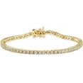 thumbnail image 1 of PORI JEWELERS Sparkling 925 Sterling Silver 2mm Cubic Zirconia Tennis Bracelet | Silver Bracelets for Women | Size 6.0-7.5 Inch, 1 of 3