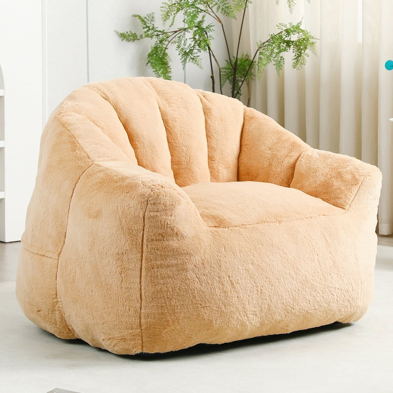 PORKISS Oversized Bean Bag Chair for Adults, Plush Bean Bag Couch
