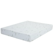 PORKISS 10 Inch Memory Foam California King Mattress Cooling Gel Bamboo Cover,84.0"L x 72.0"W x 10.0"H, White