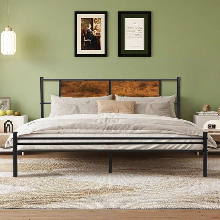 S☆KING Amazon.com: Driftalia LED King Size Bed Frame with 2 Storage