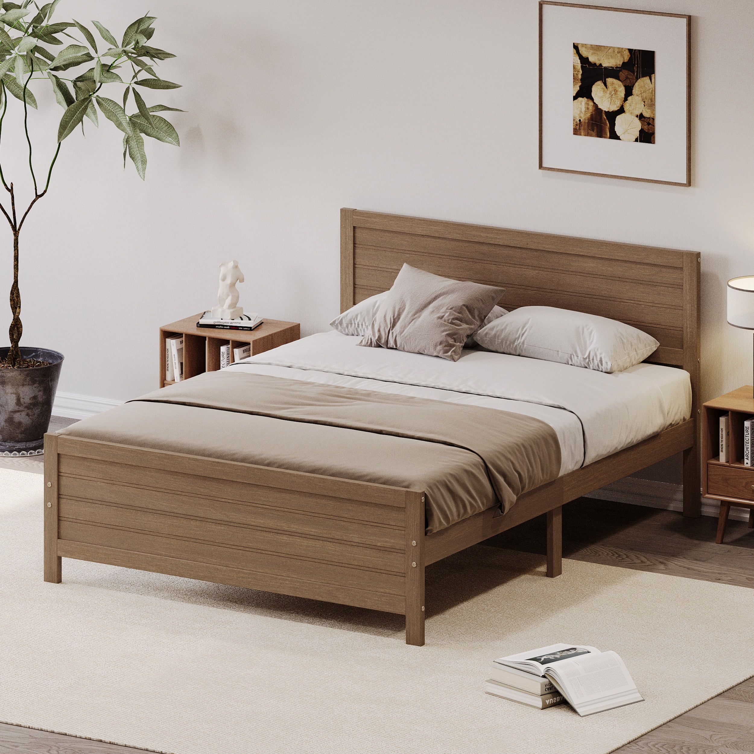 King size single bed and mattress discount