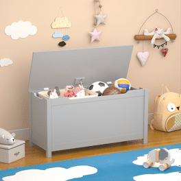 Homz White Underbed Wood Storage - Chalkboard Label