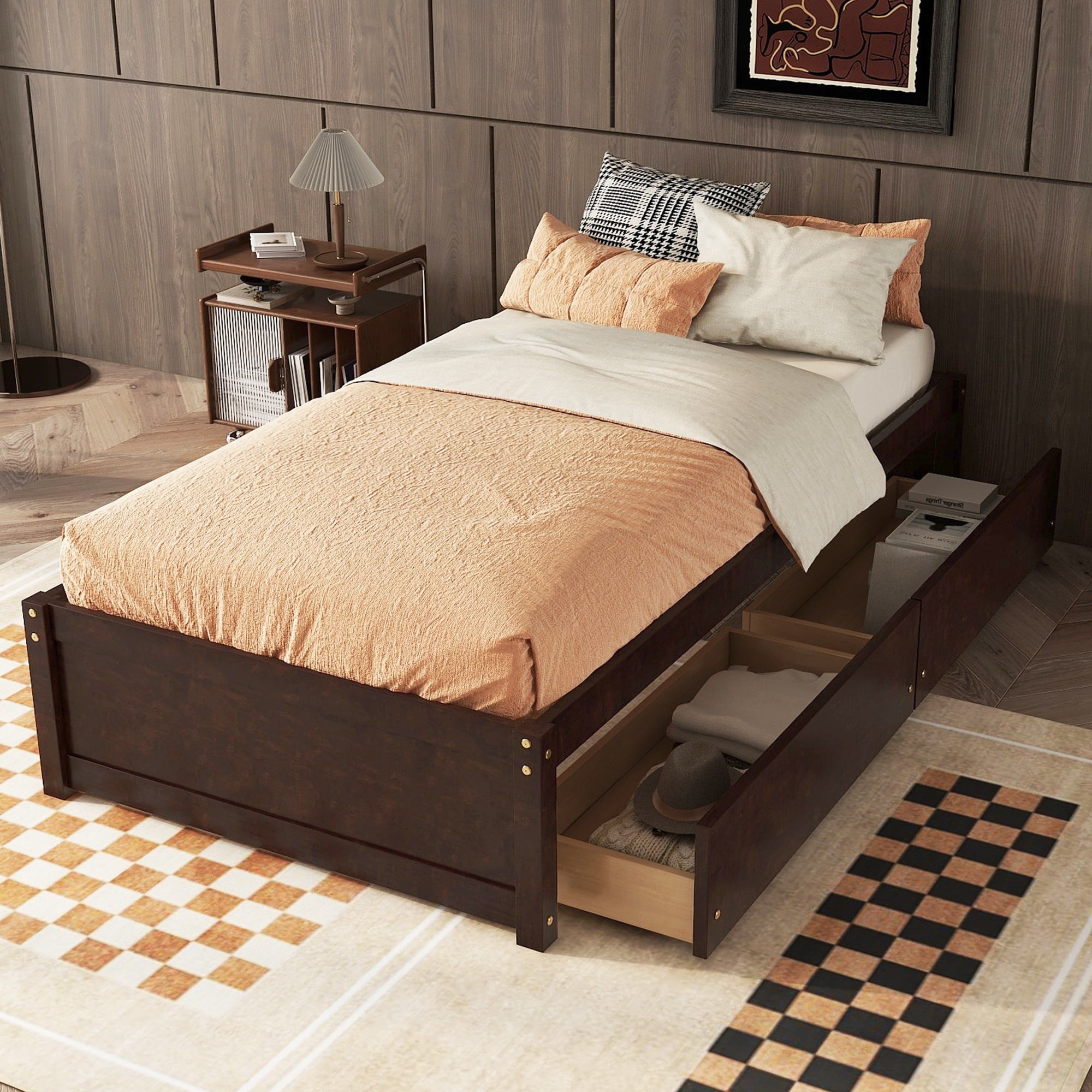 PORKISS-Twin-Bed-for-Kids-with