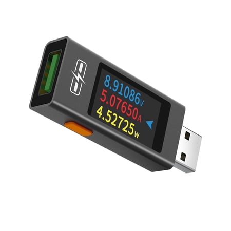 POROMETISTO UT01U USB Tester, Multi-Functional Power Meter with 1.06'' TFT Display, Voltage Current Power Capacity Detector for Phone Tablet Power Bank Charger, 4-30V 0-6.5A 0-195W price history and forecast - POROMETISTO UT01U