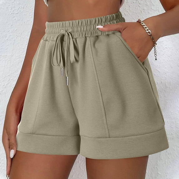 POROPL Athletic Shorts Women Casual Sports Shorts with Pockets