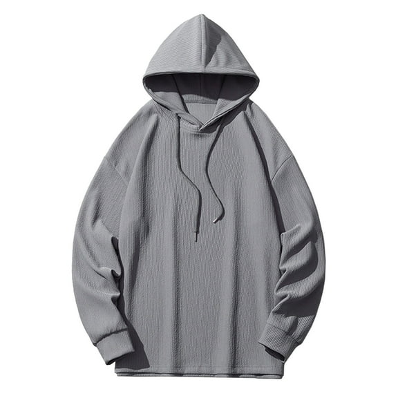 POROPL Big And Tall Hoodies for Men Crew Neck Long Sleeve Pullover Sweatshirts Casual Fall Sweatshirts