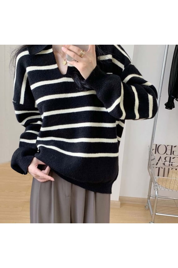 Fall Sweaters for Women 2025 Oversized Knitted Top