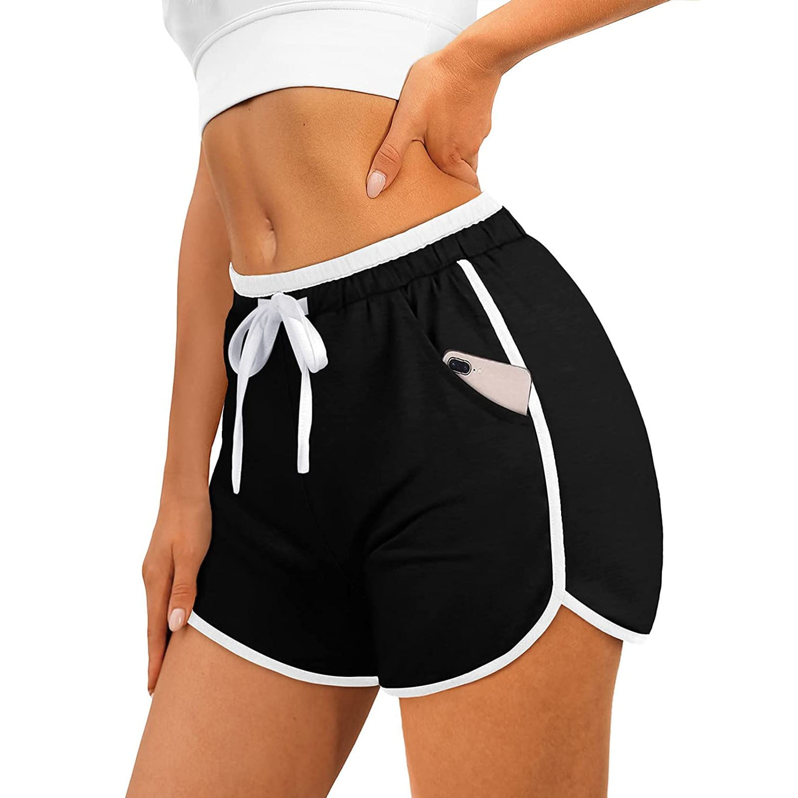 Ladies cropped shorts sale