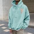 thumbnail image 1 of POROPL Hoodies for Men Winter Sweatshirt with Pockets Print Outwear Pullover Tops, 1 of 4