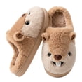 thumbnail image 1 of POROPL House Slippers for Women,Cute Fuzzy Slippers Plush Animal House Shoes Cozy Warm Indoor Slip On, 1 of 6