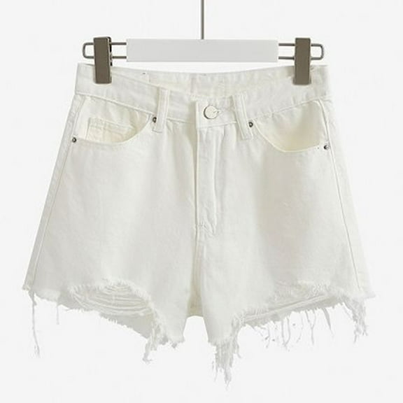 POROPL Jean Shorts for Women Denim Fashion Casual Shorts