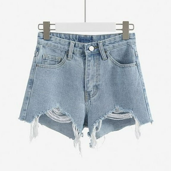 POROPL Jean Shorts for Women Denim Fashion Casual Shorts