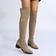 thumbnail image 1 of POROPL Knee High Boots for Women High Heel Shoes,Womens Boots Size 4.5, 1 of 9