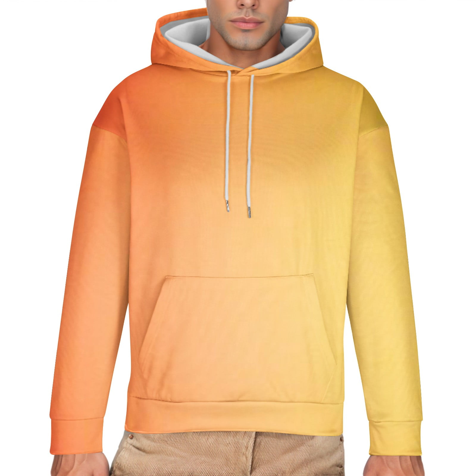 POROPL Men'S Graphic Hoodies Long Sleeve Sweatshirt with Pocket Print ...