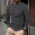 thumbnail image 1 of POROPL Men Sweatshirts Crew Neck Long Sleeve Sweatshirt Casual Plain Fall Sweatshirts, 1 of 6
