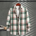 thumbnail image 1 of POROPL Mens Button Down Shirts Long Sleeve Plaid Shirts Blouses Tops, 1 of 9