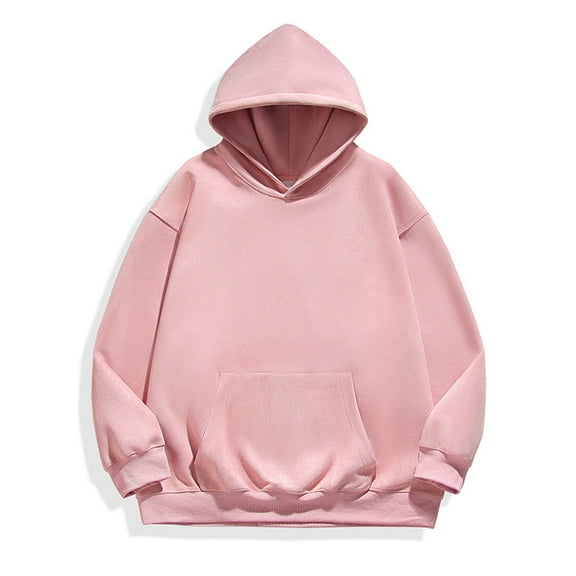 POROPL Mens Hoodies Crew Neck Long Sleeve Sweatshirts Casual Plain Pullover Fall Clothing