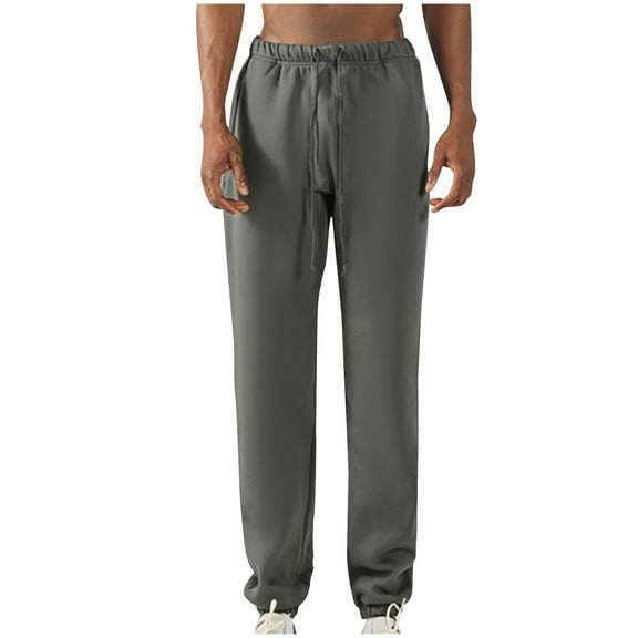 POROPL Mens Joggers Sweatpants Elastic Bottom Pants with Pockets,Sweatpants Men Size S-XL