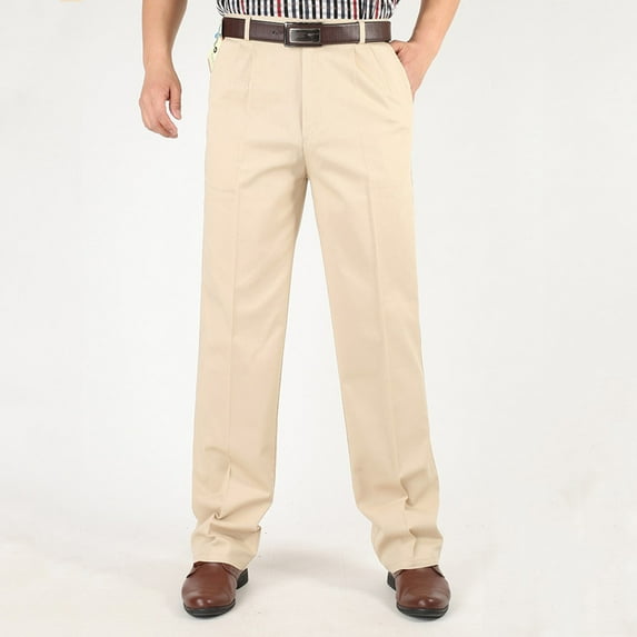 POROPL Mens Sweatpants Cotton Straight Comfy Pants Size S-4XL