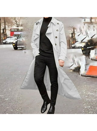 White trench coat mens new arrivals
