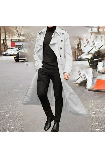 Mens Trench Coats in Mens Coats and Jackets | White