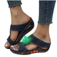 thumbnail image 1 of POROPL Orthopedic Sandals for Women Open Toe Wide Width Summer Walking Arch Support Slides Sandals, 1 of 9