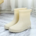 thumbnail image 1 of POROPL Rain Boots for Women Mid Calf Fashion Summer Non Slip Shoes,Womens Boots Size 5.5, 1 of 4
