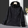 thumbnail image 1 of POROPL Rain Jackets for Women Waterproof Hooded Zipper Casual Outdoor Windbreaker Jacket, 1 of 8