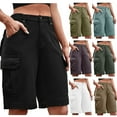 thumbnail image 1 of POROPL Shorts for Women Casual Shorts with Pockets, 1 of 8