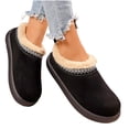 thumbnail image 1 of POROPL Snow Boots for Women,Winter Warm Faux Fur Lined Slip On Ankle Boots Non Slip Casual Shoes, 1 of 9