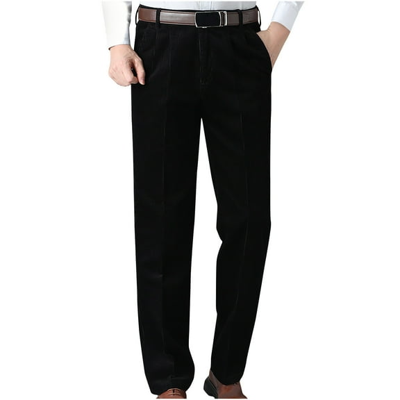 POROPL Sweatpants Men Cotton Straight Fuzzy Comfy Pants Size S-5XL