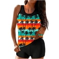 thumbnail image 1 of POROPL Tankini Swimsuits for Women Floral Print Modest Two Piece Padded Swimsuit Bathing Suits, 1 of 6