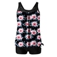 thumbnail image 1 of POROPL Tankini Swimsuits for Women Floral Print Modest Two Piece Swimsuit Bathing Suits, 1 of 4