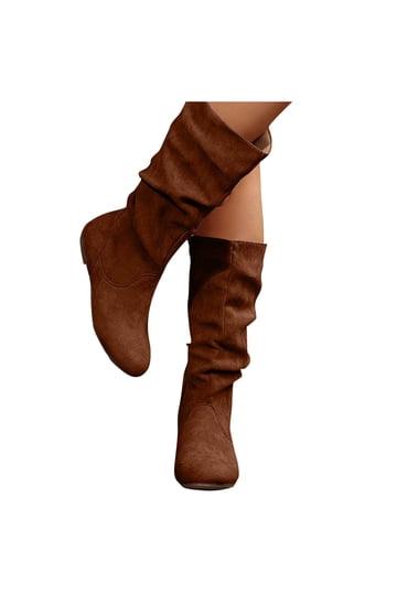 Brown Flat Boots
