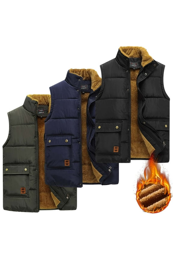 Winter Jackets for Men,Thin Sports Multi Pockets Quick-Dry Loose Vest Mountaineering Tooling Outdoor Vest Jackets