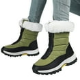 thumbnail image 1 of POROPL Winter Snow Boots for Women Ankle Winter Fleece Non Slipskiing Outdoor Shoes,Boots for Women Size 5.5, 1 of 4