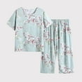 POROPL Women Pajamas Clearance 10.00,Summer Silk Cotton Comfy Plus