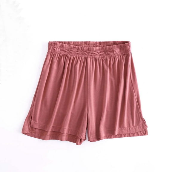 POROPL Women Shorts Summer Elastic Waist Loose Sports Shorts Thin Short
