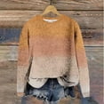 thumbnail image 1 of POROPL Women Sweaters Long Sleeve Sweater Casual Oversized Print Blouse Top Size S-XXL, 1 of 4