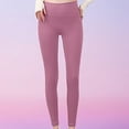 thumbnail image 1 of POROPL Women's Pink Leggings High Waisted Tight Leggings Yoga Athletic Workout Size S-XXL, 1 of 5