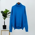 thumbnail image 1 of POROPL Women's Sweaters Crew Neck Sweater Oversized Knitted Size S-L, 1 of 3