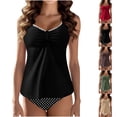 thumbnail image 1 of POROPL Women's Swimsuits Tankini Tops with Polka Dots Bikini Bottoms Bathing Suits, 1 of 4