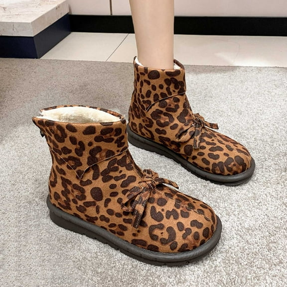 POROPL Womens Boots Ankle Fashion Flat Zip Up Shoes,Boots for Saving Size 7.5