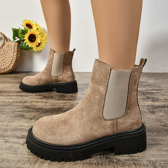 POROPL Womens Boots Ankle High Heel Shoes,Boots for Saving Size 4.5