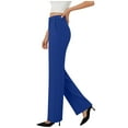 thumbnail image 1 of POROPL Womens Dress Pants Straight Leg Casual Long Loose Business Work Pants with Side Pockets, 1 of 9