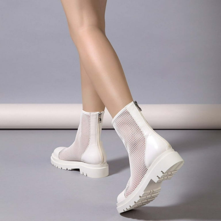 White boot sandals outlet